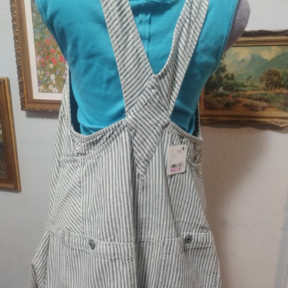 Free People denim jumper dress - Picture 4 of 4